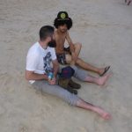 How to pee on a busy beach. Rio, Carnival.