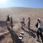 San Pedro de Atacama Snowboarding a Sand Dune