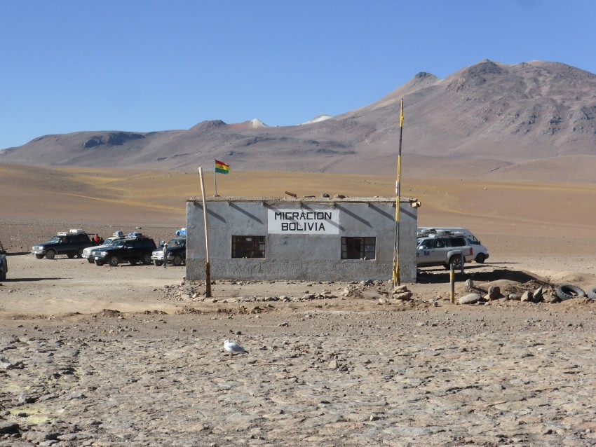 The Chilean-Bolivian border.