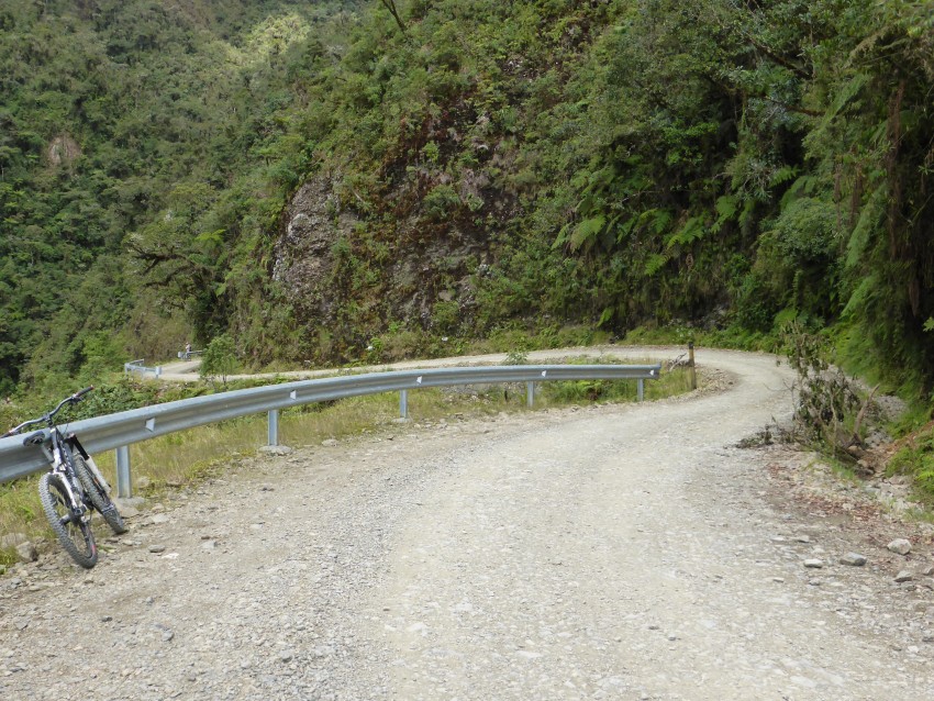 Death Road.  World's Most Dangerous Road.   La Paz.  Bolivia.