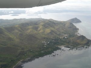 Papua New Guinea from our plane. 