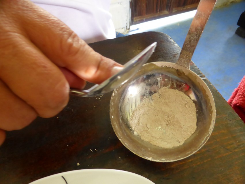 Making cocaine in San Agustín, Colombia