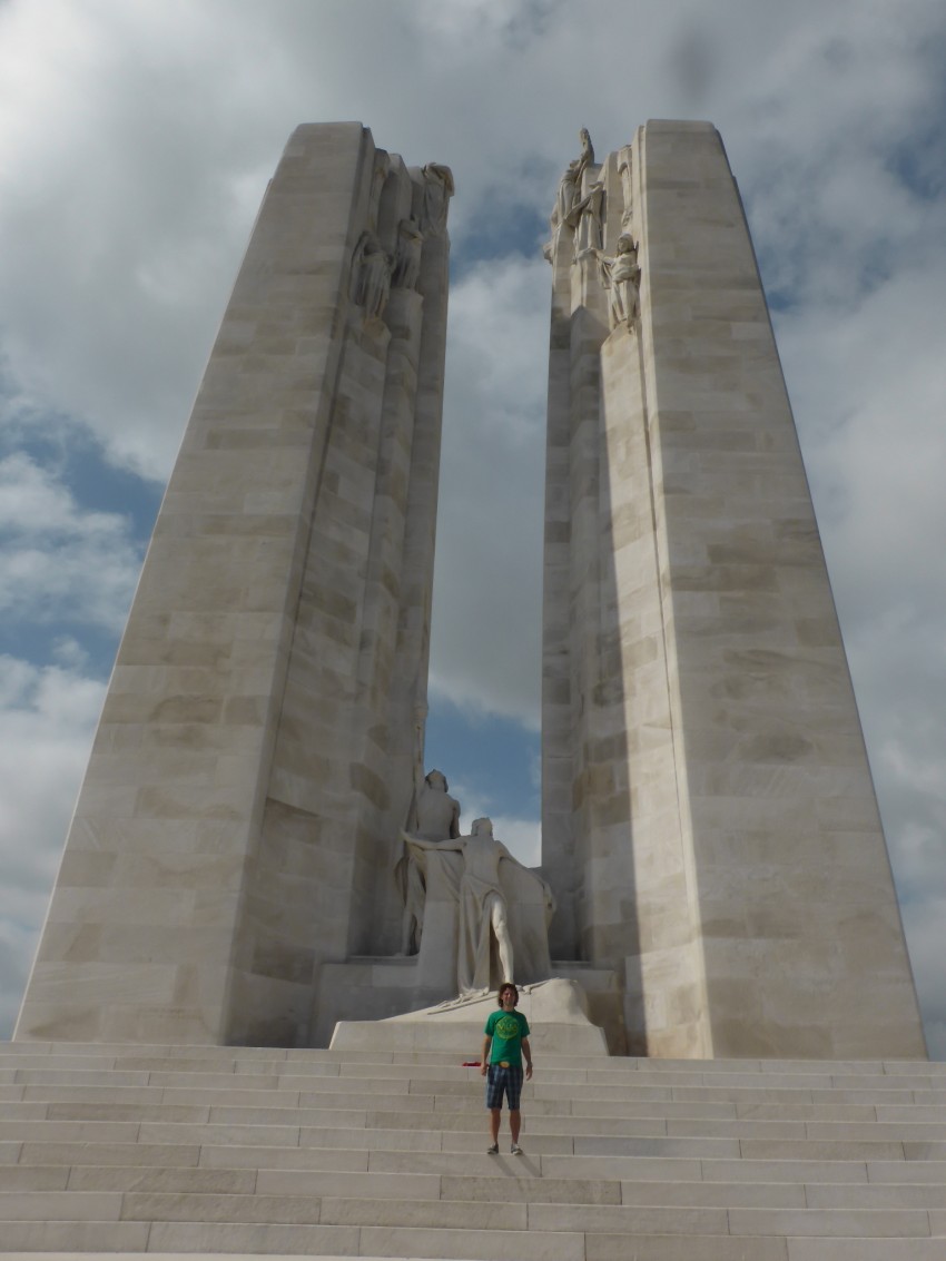 The Canadian National Vimy Memorial is massive.