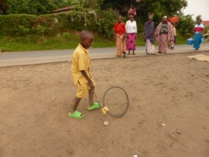 Gisenyi: Spinning Tires