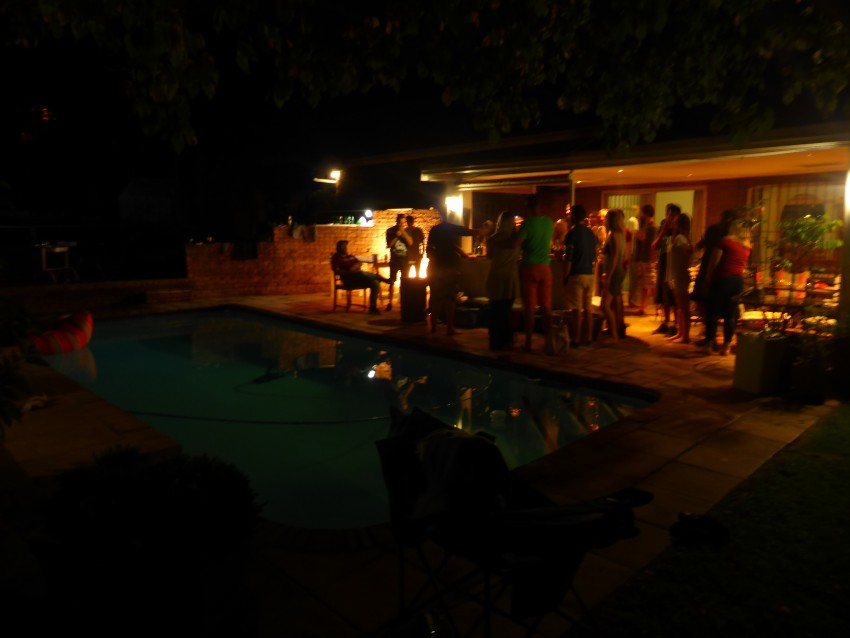 A South African house party.