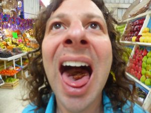 Scorpion Eating in Mexico City