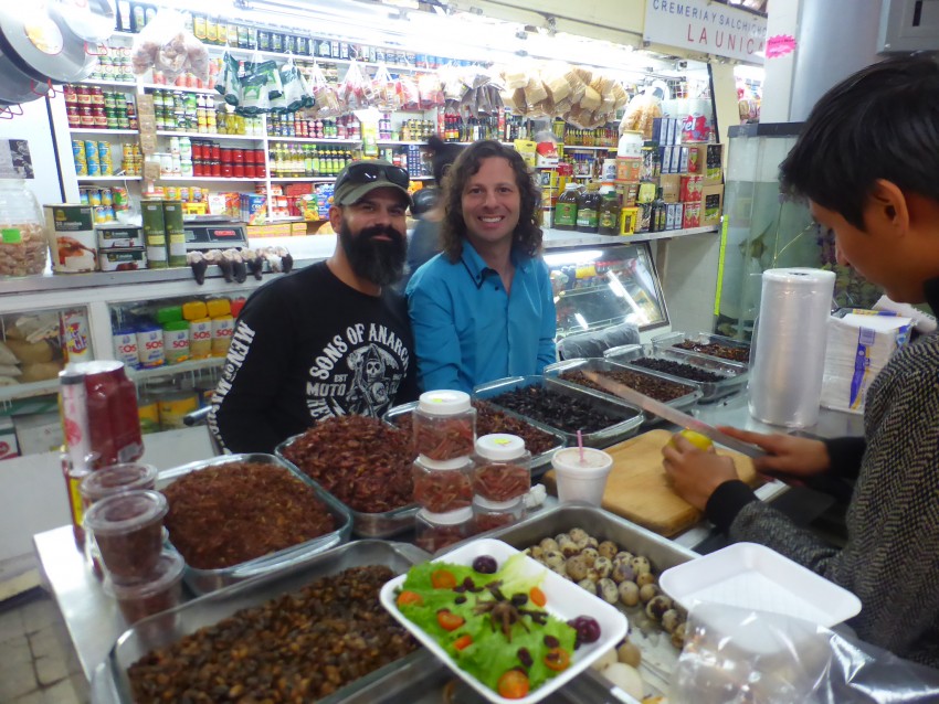Scorpion Eating in Mexico City