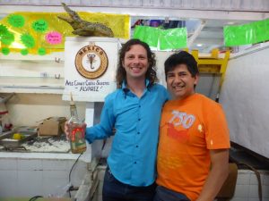 Scorpion Eating in Mexico City