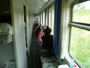 Crossing from China to North Korea.