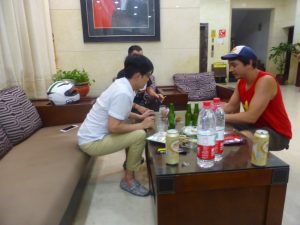 Drunk on a Plane in China