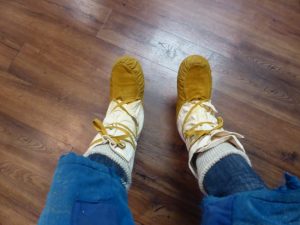 Dog Sledding in Fort Chipewyan, Alberta, Canada.