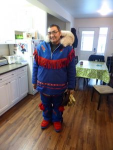 Dog Sledding in Fort Chipewyan, Alberta, Canada.